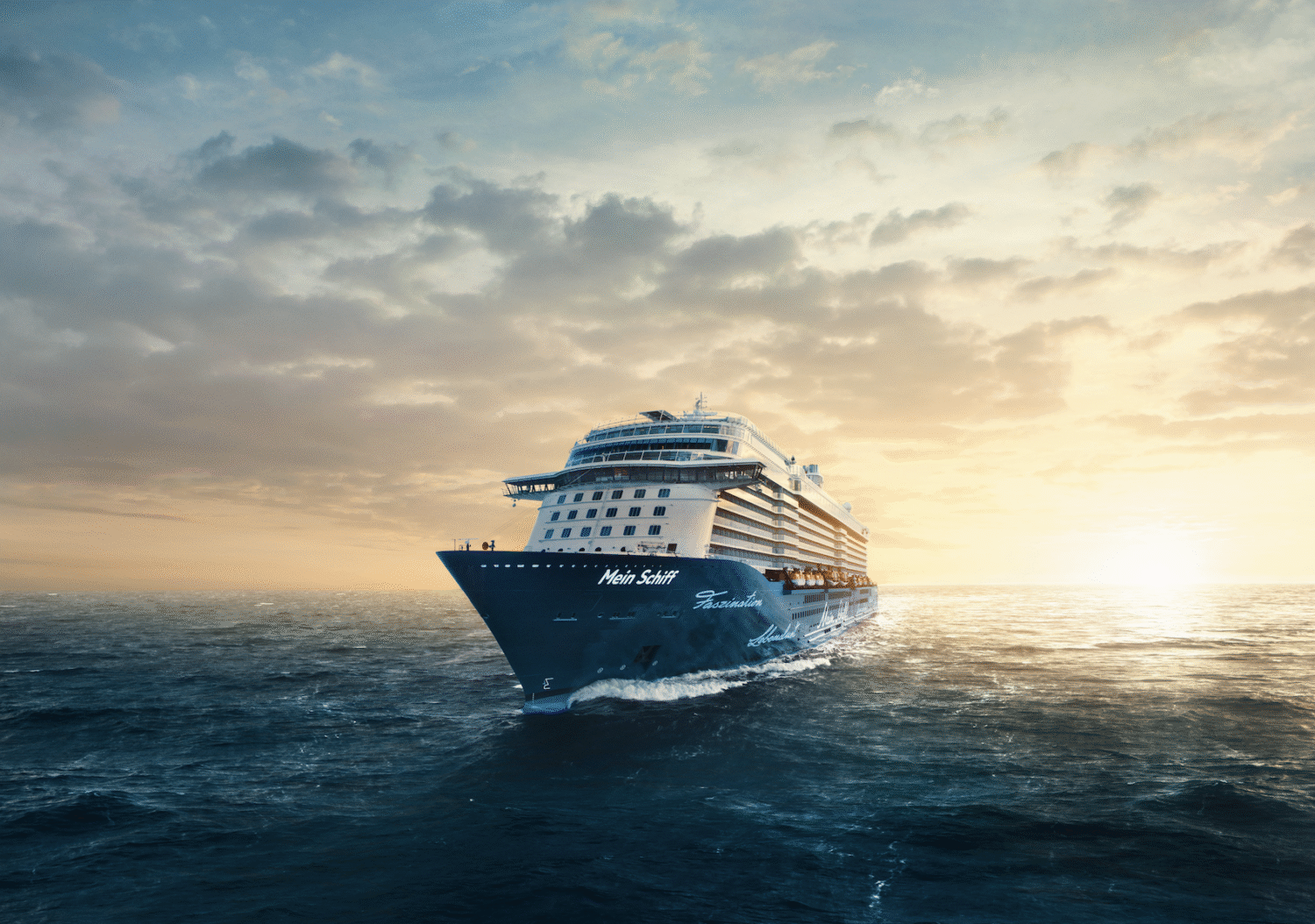 Mein Schiff 4 sailing in the Mediterranean